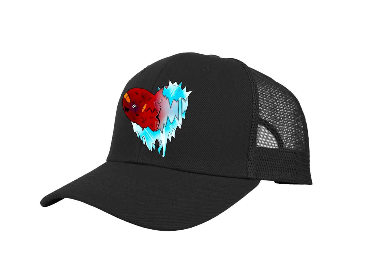 FROZEN HEART TRUCKER HAT